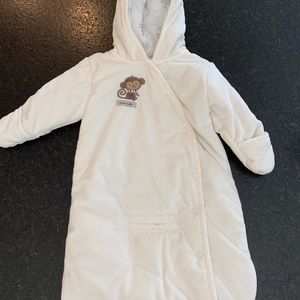 Baby carseat snowsuit
